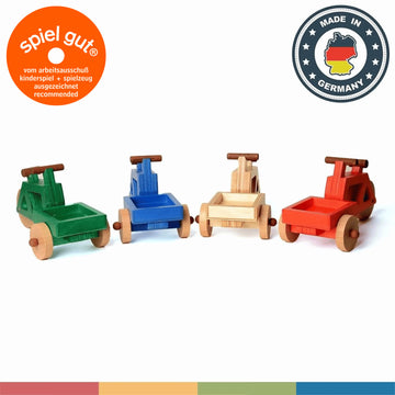 Spielzeuglastenrad aus Holz