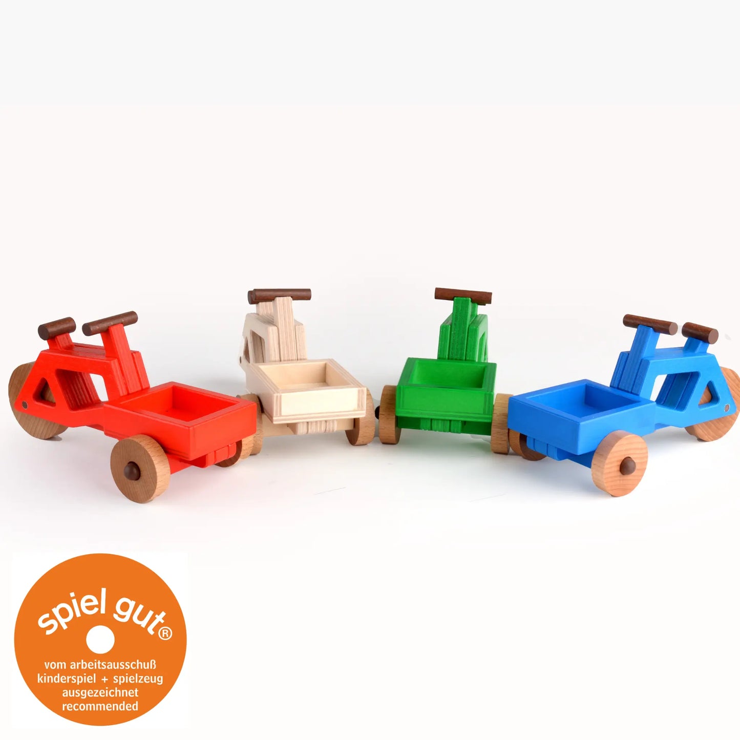 Spielzeuglastenrad aus Holz