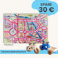 Spielteppich BERLIN 175x115cm im Starter-Set