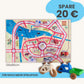 Spielteppich 120x80cm im Starter-Set