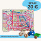 Spielteppich BERLIN 120x80cm im Starter-Set
