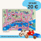 Spielteppich HAMBURG 120x80cm im Starter-Set