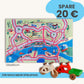 Spielteppich HAMBURG 120x80cm im Starter-Set
