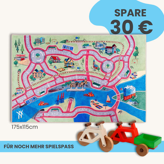 Spielteppich HAMBURG 175x115cm im Starter-Set