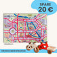 Spielteppich BERLIN 120x80cm im Starter-Set
