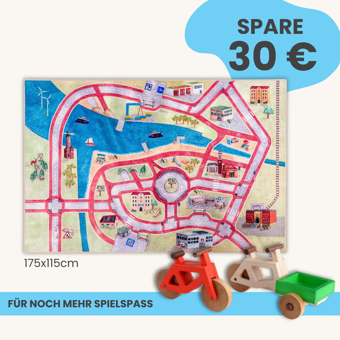Spielteppich 175x115cm im Starter-Set