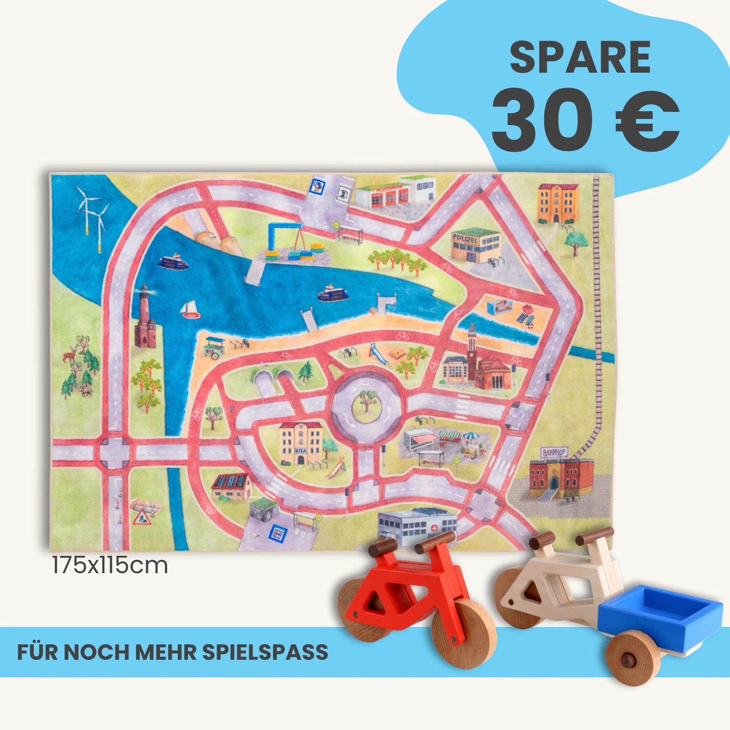 Spielteppich 175x115cm im Starter-Set