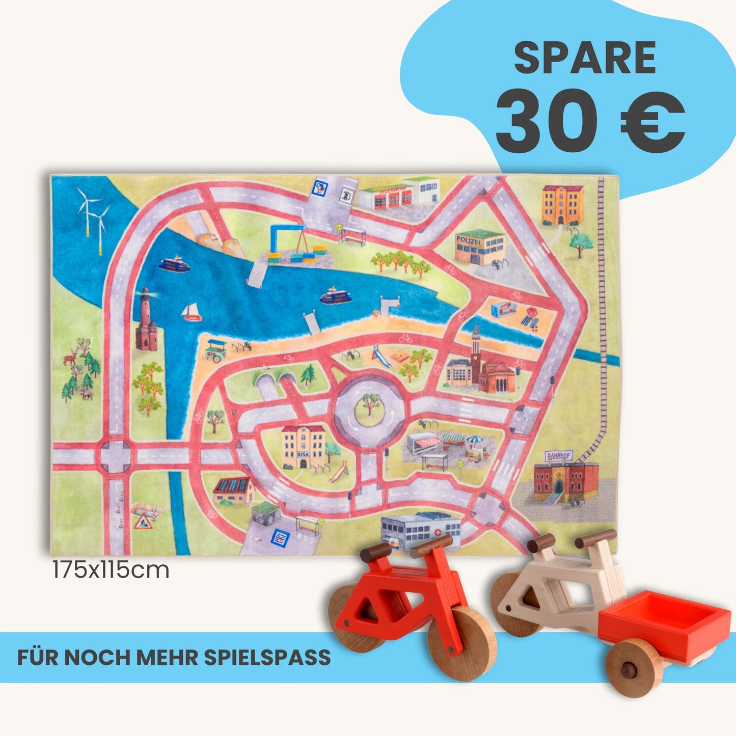 Spielteppich 175x115cm im Starter-Set