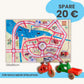 Spielteppich 120x80cm im Starter-Set