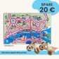 Spielteppich HAMBURG 120x80cm im Starter-Set