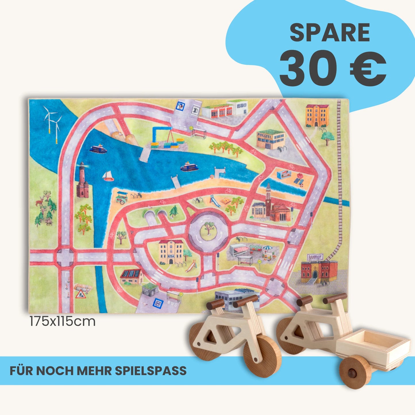 Spielteppich 175x115cm im Starter-Set