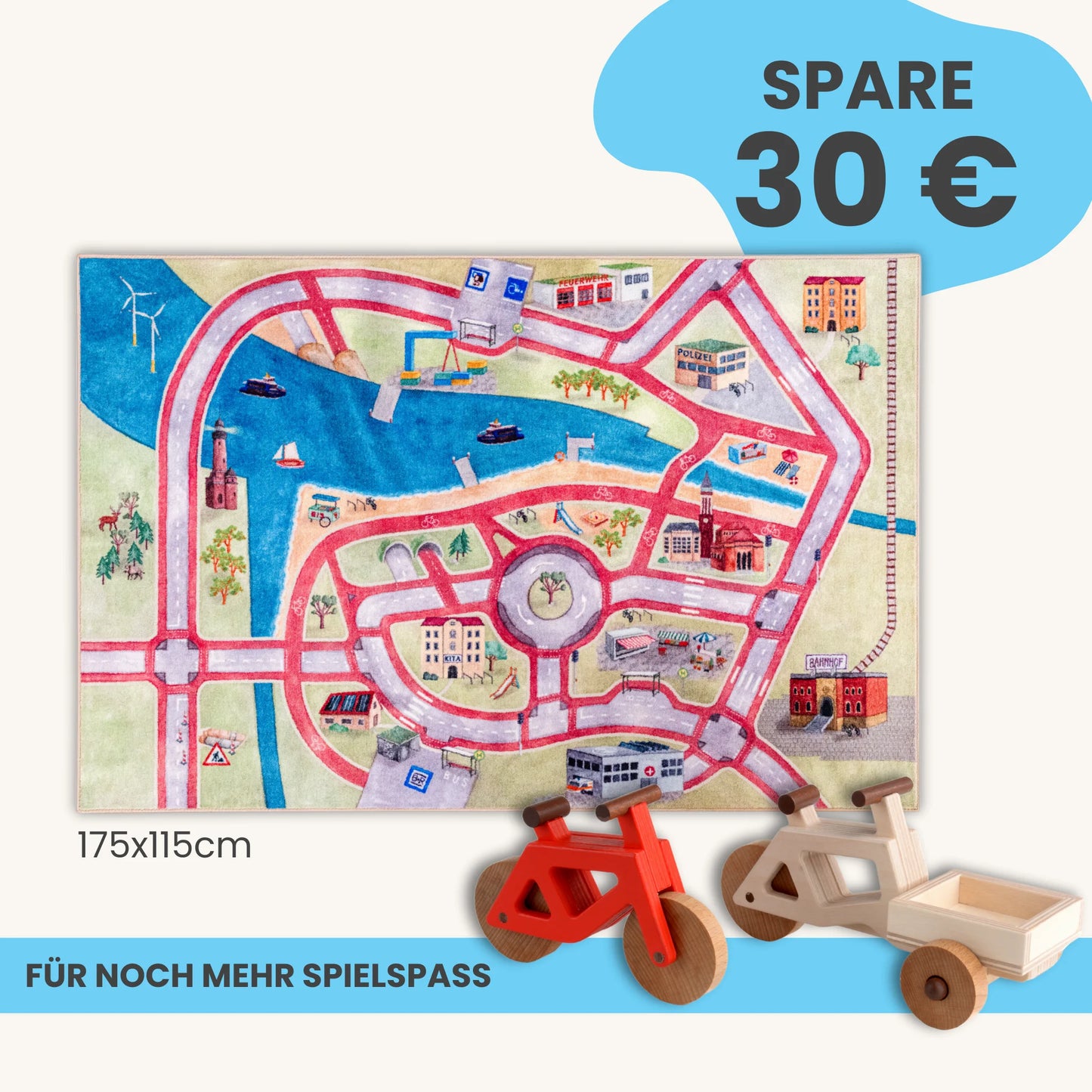 Spielteppich 175x115cm im Starter-Set