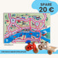 Spielteppich HAMBURG 120x80cm im Starter-Set