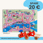 Spielteppich HAMBURG 120x80cm im Starter-Set