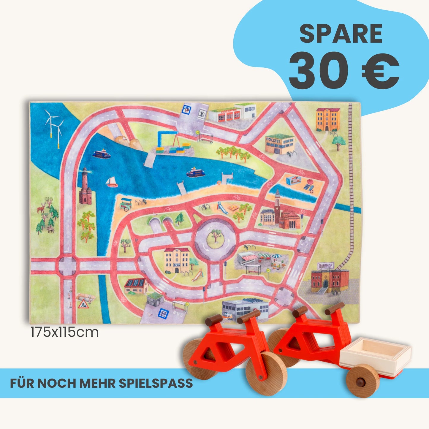 Spielteppich 175x115cm im Starter-Set