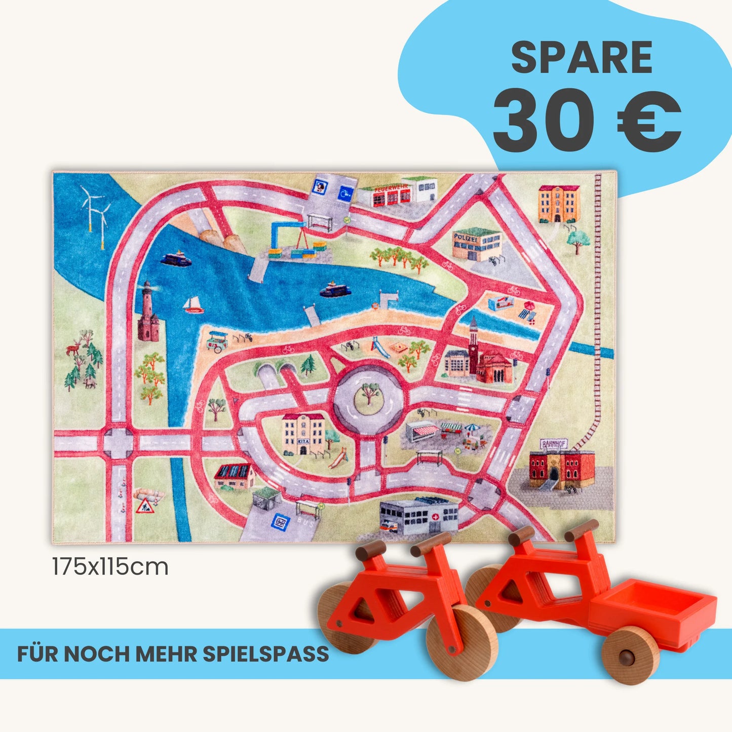 Spielteppich 175x115cm im Starter-Set
