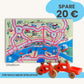Spielteppich HAMBURG 120x80cm im Starter-Set