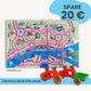 Spielteppich HAMBURG 120x80cm im Starter-Set