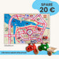 Spielteppich 120x80cm im Starter-Set