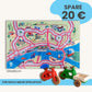 Spielteppich HAMBURG 120x80cm im Starter-Set