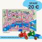 Spielteppich HAMBURG 120x80cm im Starter-Set