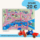 Spielteppich HAMBURG 120x80cm im Starter-Set