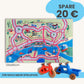 Spielteppich HAMBURG 120x80cm im Starter-Set