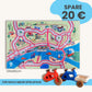 Spielteppich HAMBURG 120x80cm im Starter-Set