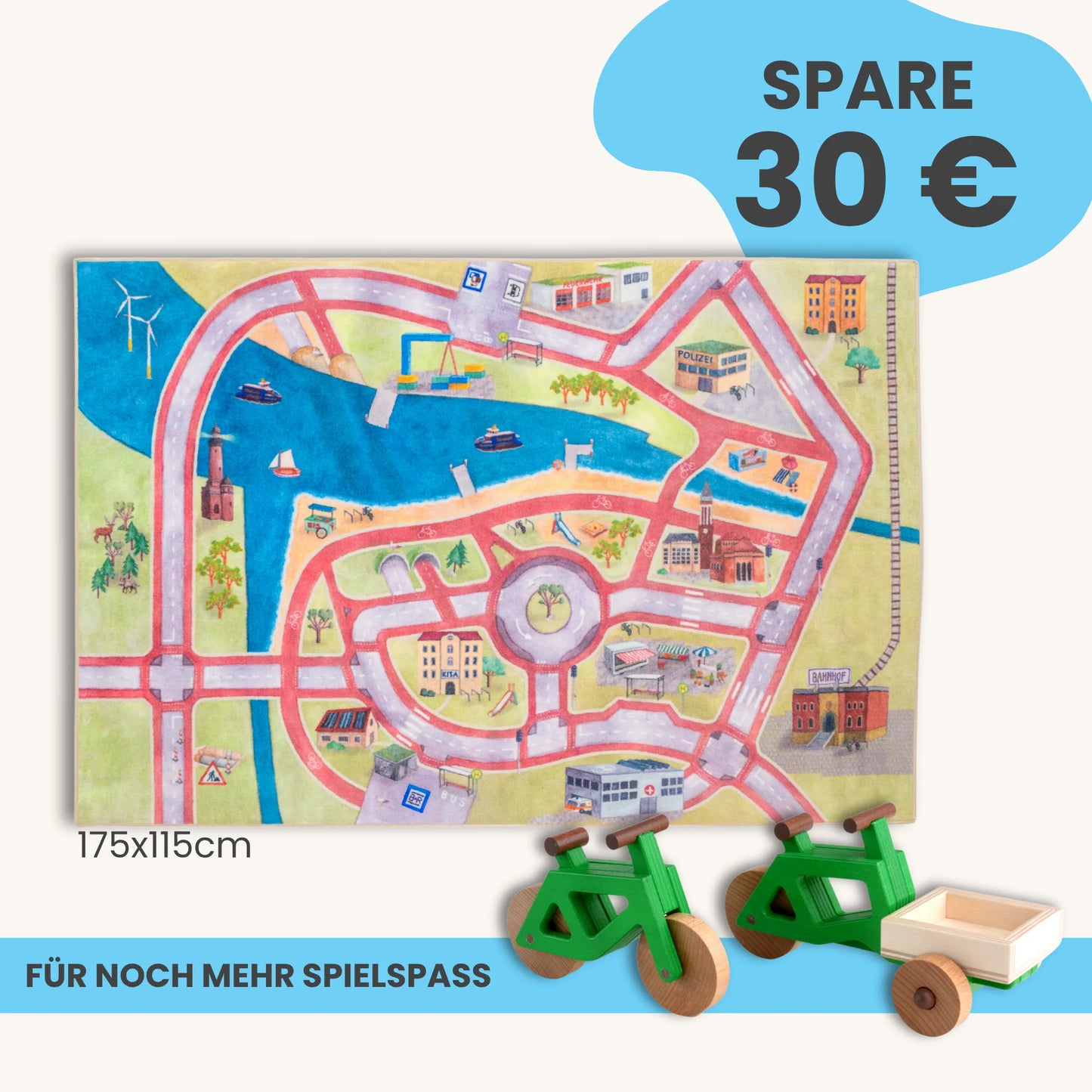 Spielteppich 175x115cm im Starter-Set