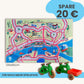 Spielteppich HAMBURG 120x80cm im Starter-Set