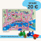 Spielteppich HAMBURG 120x80cm im Starter-Set