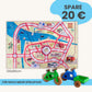 Spielteppich 120x80cm im Starter-Set