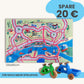 Spielteppich HAMBURG 120x80cm im Starter-Set