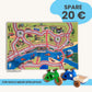 Spielteppich Hamburg 120x80cm im Starter-Set