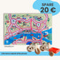 Spielteppich HAMBURG 120x80cm im Starter-Set