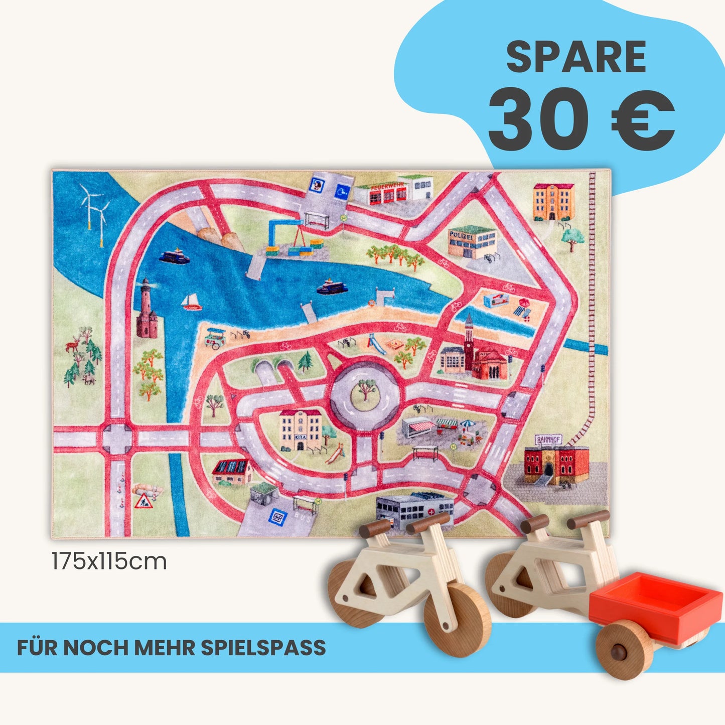 Spielteppich 175x115cm im Starter-Set