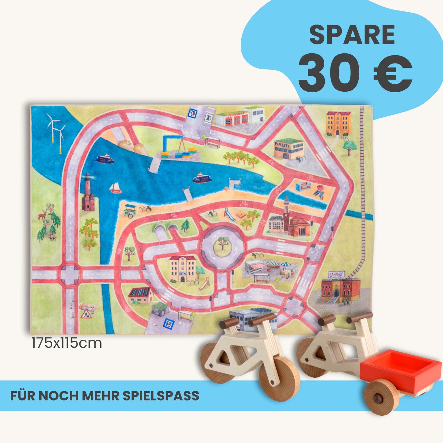 Spielteppich 175x115cm im Starter-Set