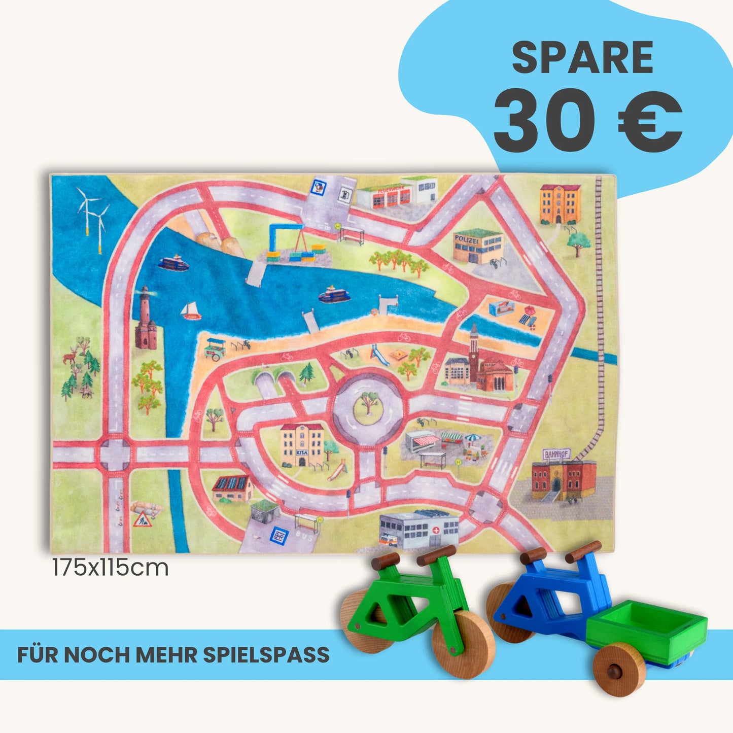 Spielteppich 175x115cm im Starter-Set