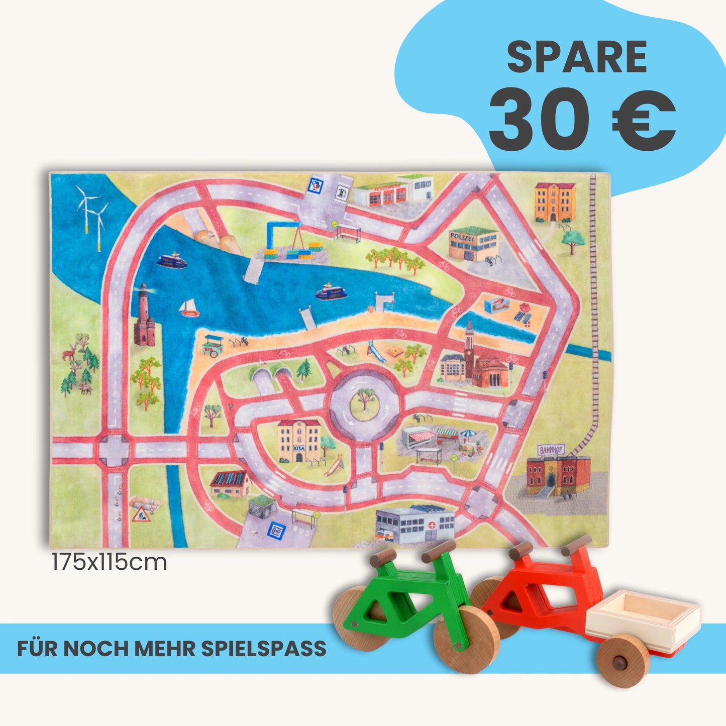 Spielteppich 175x115cm im Starter-Set