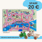Spielteppich HAMBURG 120x80cm im Starter-Set
