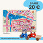 Spielteppich 120x80cm im Starter-Set