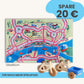 Spielteppich HAMBURG 120x80cm im Starter-Set
