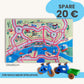 Spielteppich HAMBURG 120x80cm im Starter-Set