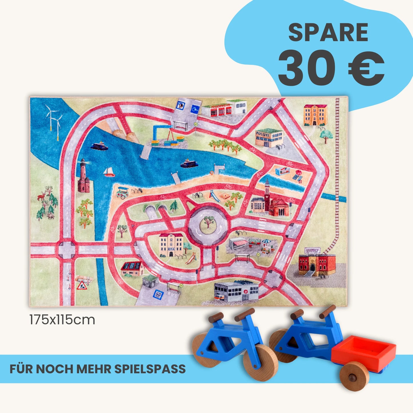 Spielteppich 175x115cm im Starter-Set