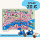Spielteppich HAMBURG 120x80cm im Starter-Set
