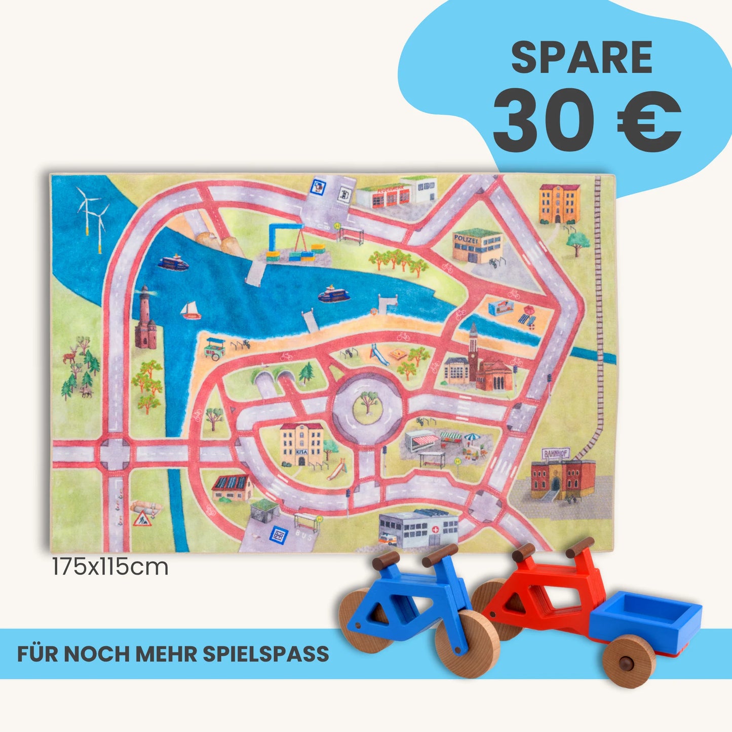 Spielteppich 175x115cm im Starter-Set