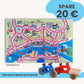 Spielteppich HAMBURG 120x80cm im Starter-Set