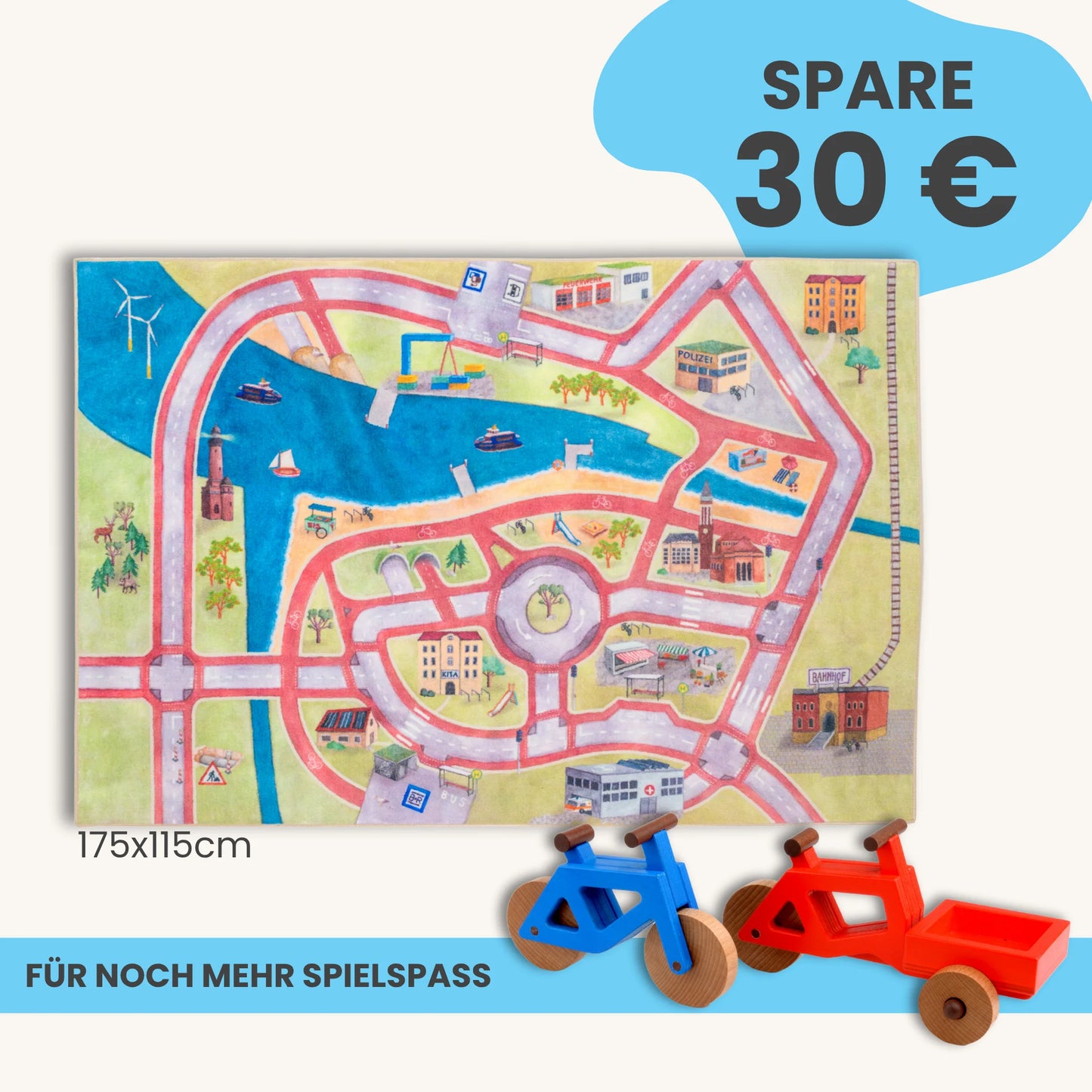 Spielteppich 175x115cm im Starter-Set