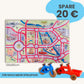 Spielteppich BERLIN 120x80cm im Starter-Set