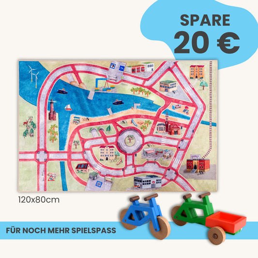 Spielteppich 120x80cm im Starter-Set